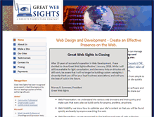 Tablet Screenshot of greatwebsights.com